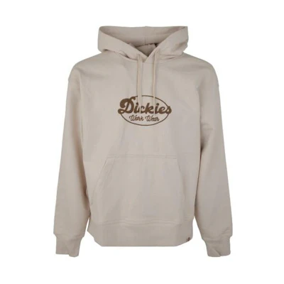 Dickies Letter Logo Pullover Hoodie in Gray DK0A4YJKF-901