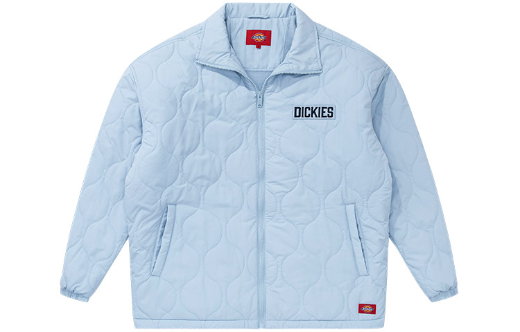 Dickies Letter Logo Zip-Up Jacket Unisex Light Blue DK009724B70