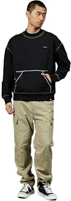 Dickies Letter Patch Crewneck Sweatshirt Unisex Long Sleeve Top DK013093 Shop Dickies Letter Patch Crewneck Sweatshirt Unisex Long Sleeve Top DK013093