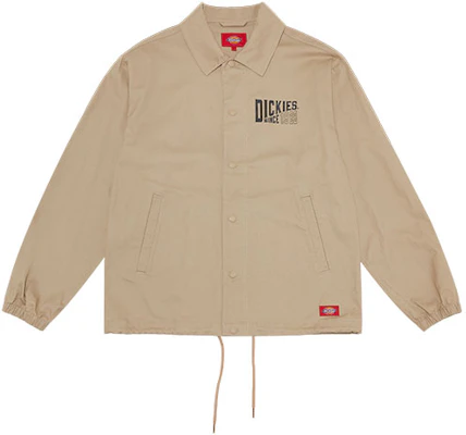 Dickies Letter Print Casual Coach Jacket Unisex Sand Color DK009583CH1 Buy Dickies Letter Print Casual Coach Jacket Unisex Sand Color DK009583CH1