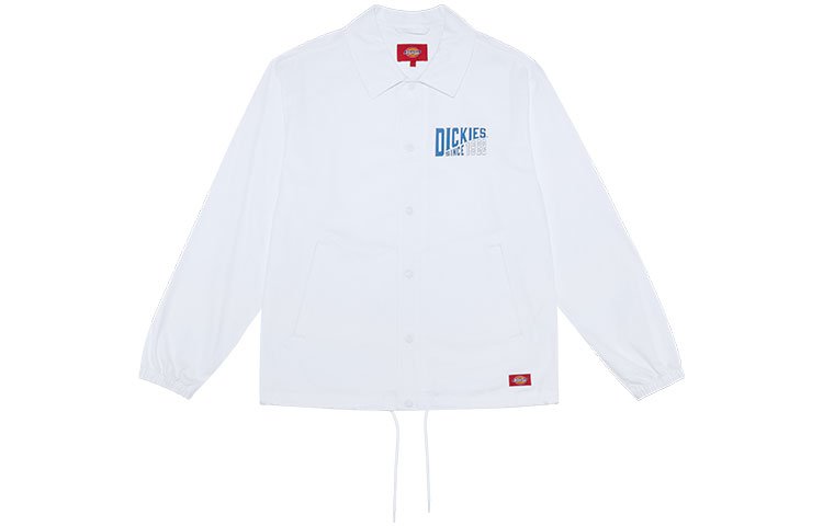 Dickies Letter Print Casual Coach Jacket Unisex White DK009583C4D