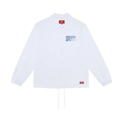 Dickies Letter Print Casual Coach Jacket Unisex White DK009583C4D