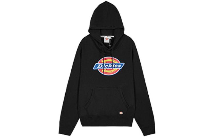 Dickies Letter Print Casual Hoodie Black DK006029CC2