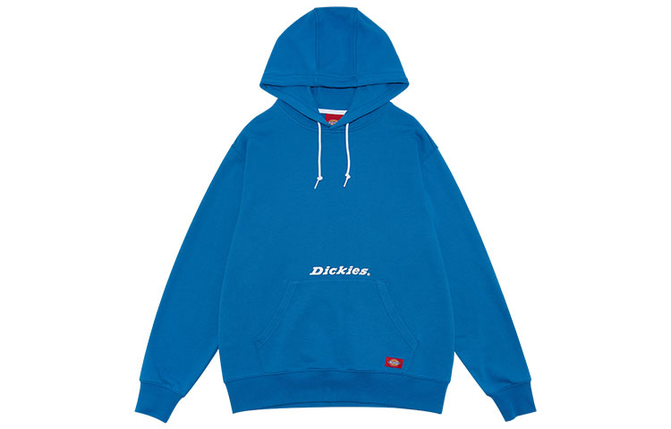 Dickies Letter Print Casual Hoodie Unisex Vallarta Blue DK009593B99