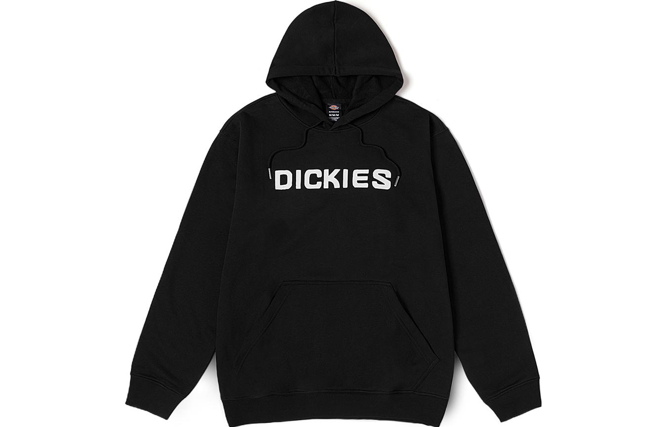Dickies Letter Print Hoodie Asphalt Black DK012405-CC2