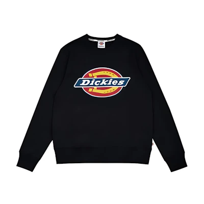 Dickies Letter Print Long Sleeve Sweatshirt Unisex Deep Navy Blue DK006861CG7