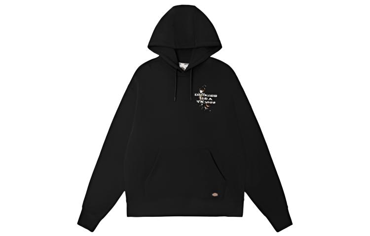 Dickies Letter Print Pullover Sweatshirt Unisex Black DK010964CC2