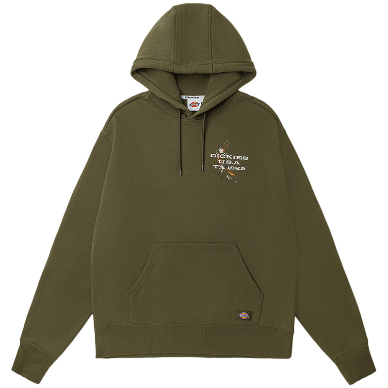 Dickies Letter Print Sweatshirt Military Green () DK010964MGR