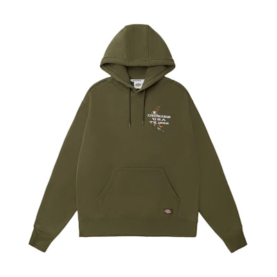 Dickies Letter Print Sweatshirt Military Green () DK010964MGR