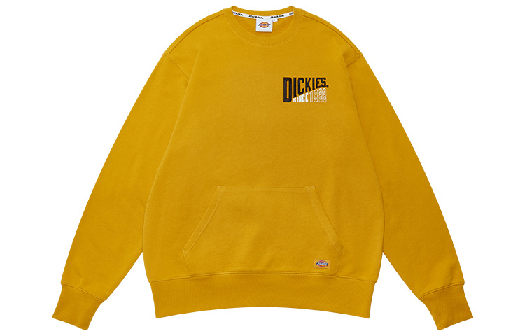 Dickies Letter Print Sweatshirt Mustard Yellow DK009449C01