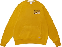 Dickies Letter Print Sweatshirt Mustard Yellow DK009449C01 Dickies Letter Print Sweatshirt Mustard Yellow DK009449C01