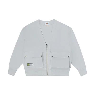 Dickies Light Gray Casual Jacket - Simple and Versatile DK010926C98