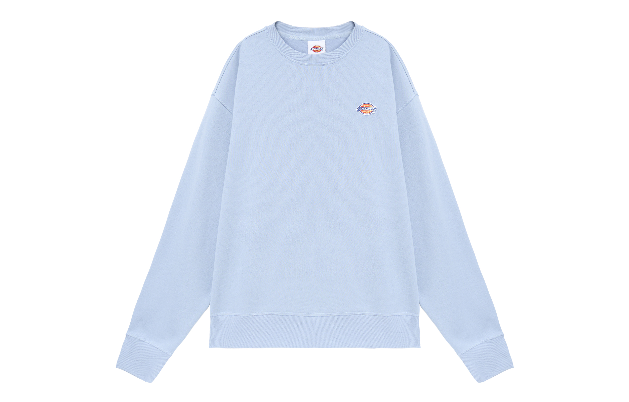 Dickies Logo Crewneck Fleece Sweatshirt Unisex Blue Workwear-Inspired DKO10957C991