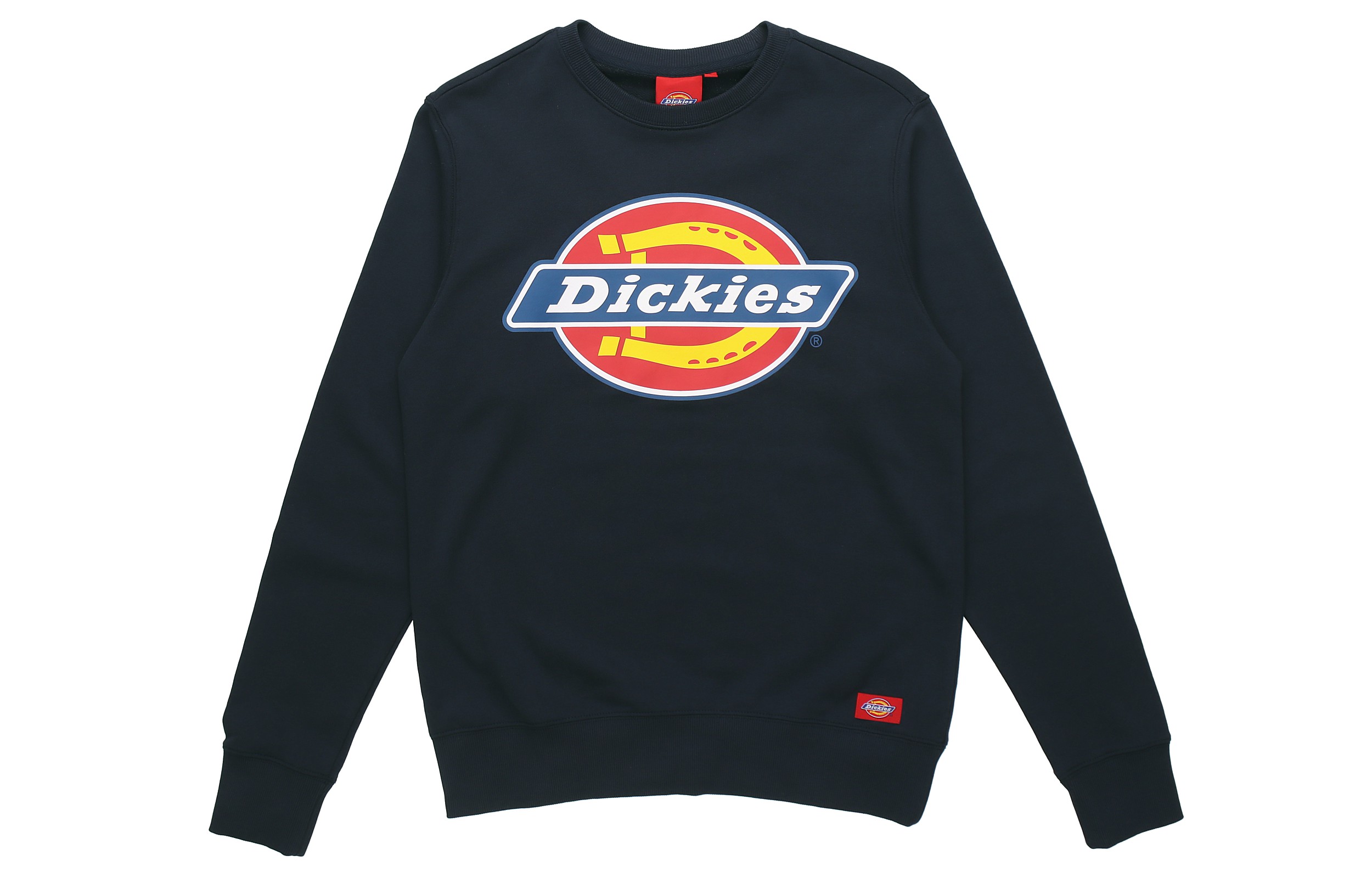 Dickies Logo Crewneck Pullover Sweatshirt Unisex Navy Blue DK007059CG7