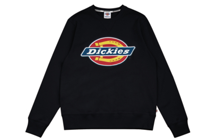 Dickies Logo Crewneck Sweatshirt Loose Fit Black DK006861-BLK