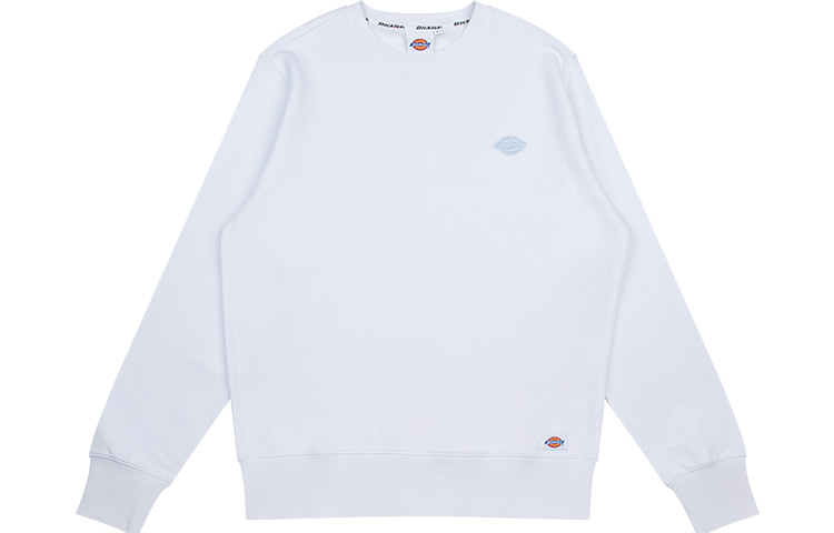 Dickies Logo Embroidered Crewneck Sweatshirt Unisex White DK008716C4D