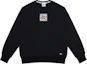 Lookbook Dickies Logo Embroidered Crewneck Sweatshirt Unisex Black DK010129BLK