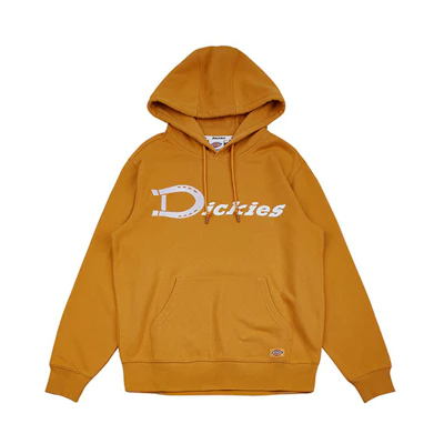 Dickies Logo Embroidered Hoodie Long Sleeve Tan - DK008047B33