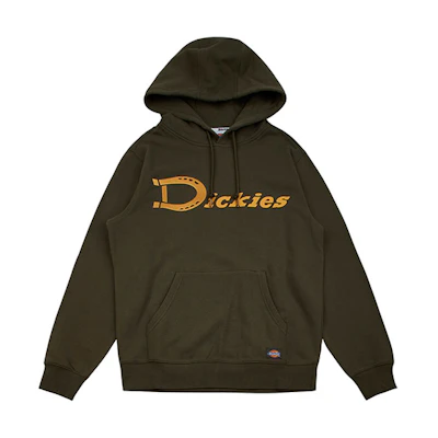 Dickies Logo Embroidered Hoodie Military Green ( Long Sleeve) DK008047MGR