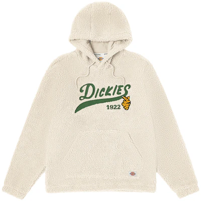 Dickies Logo Embroidered Sherpa Hoodie Unisex Off-White DK011263C10 Buy Dickies Logo Embroidered Sherpa Hoodie Unisex Off-White DK011263C10