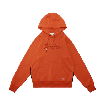 Dickies Logo Fleece Hoodie Bombay Brown DK009472C05