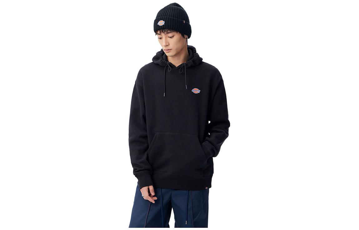 Dickies Logo Fleece Hoodie Unisex Black DK010956-CC2