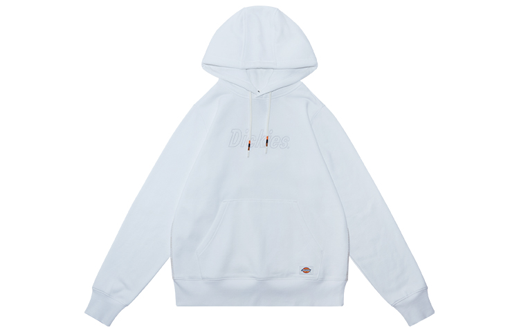 Dickies Logo Fleece Hoodie Winter White DK009472C4D