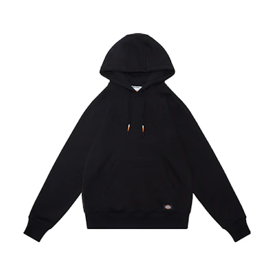Dickies Logo Fleece Pullover Hoodie Black () DK009472BLK