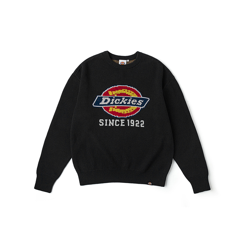 Dickies Logo Patch Crewneck Sweatshirt Unisex Casual Loose Fit Fashion DK0A87F1