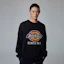 Shop Dickies 徽標補丁圓領休閒寬鬆版型男女時尚運動衫 DK0A87F1