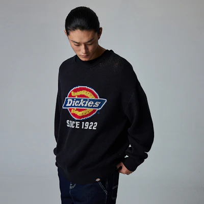 Dickies 徽標補丁圓領休閒寬鬆版型男女時尚運動衫 DK0A87F1 Purchase Dickies 徽標補丁圓領休閒寬鬆版型男女時尚運動衫 DK0A87F1