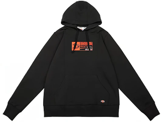 Dickies Logo Print Badge Hoodie Black DK008045BLK Buy Dickies Logo Print Badge Hoodie Black DK008045BLK
