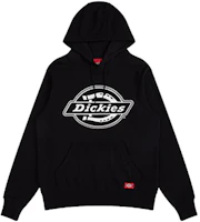 Dickies Logo Print Fleece Hoodie Black DK007305BLK Dickies Logo Print Fleece Hoodie Black DK007305BLK