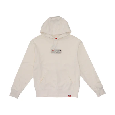 Dickies Logo Print Hoodie Cream Color DK012595C10