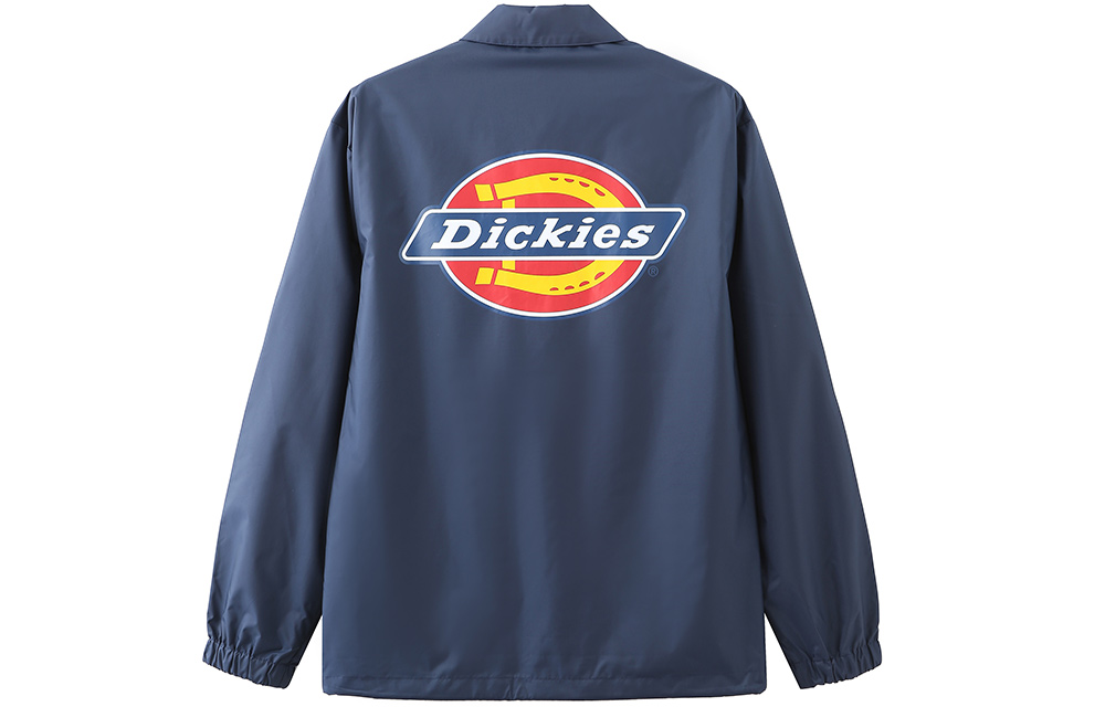 Dickies Logo Print Long Sleeve Jacket - Dark Blue DK008222B291