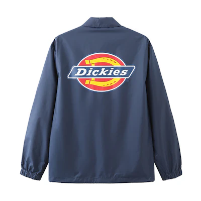 Dickies Logo Print Long Sleeve Jacket - Dark Blue DK008222B291