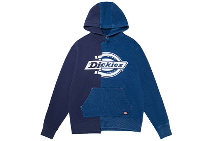Order Dickies Logo Print Patchwork Design Cotton Hoodie DK010122