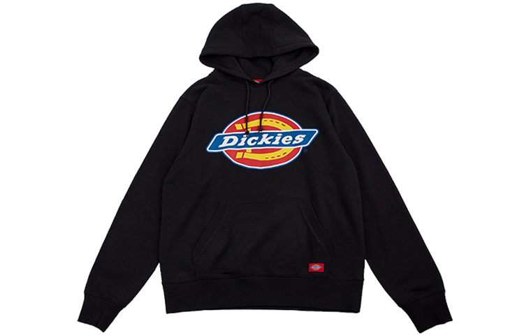 Dickies Logo Print Pullover Hoodie Unisex Black (Fall Collection) DK007060BLK