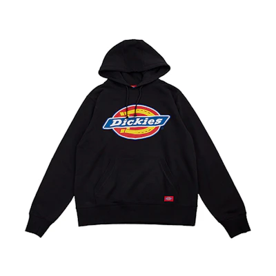 Dickies Logo Print Pullover Hoodie Unisex Black (Fall Collection) DK007060BLK