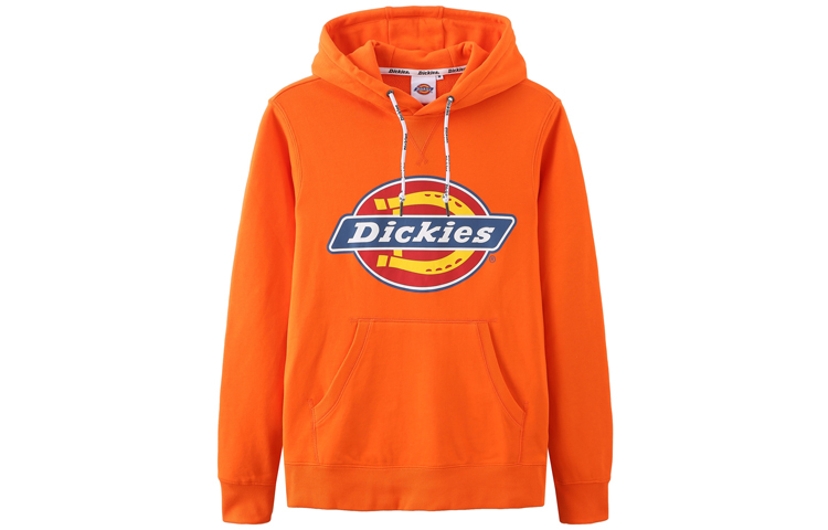 Dickies Logo Print Pullover Hoodie Unisex Orange DK006863OG81