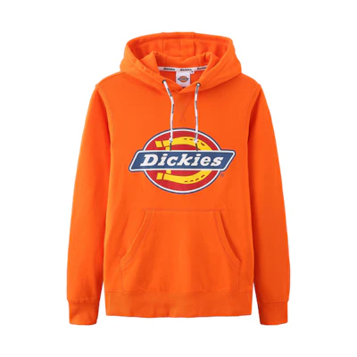 Dickies Logo Print Pullover Hoodie Unisex Orange DK006863OG81