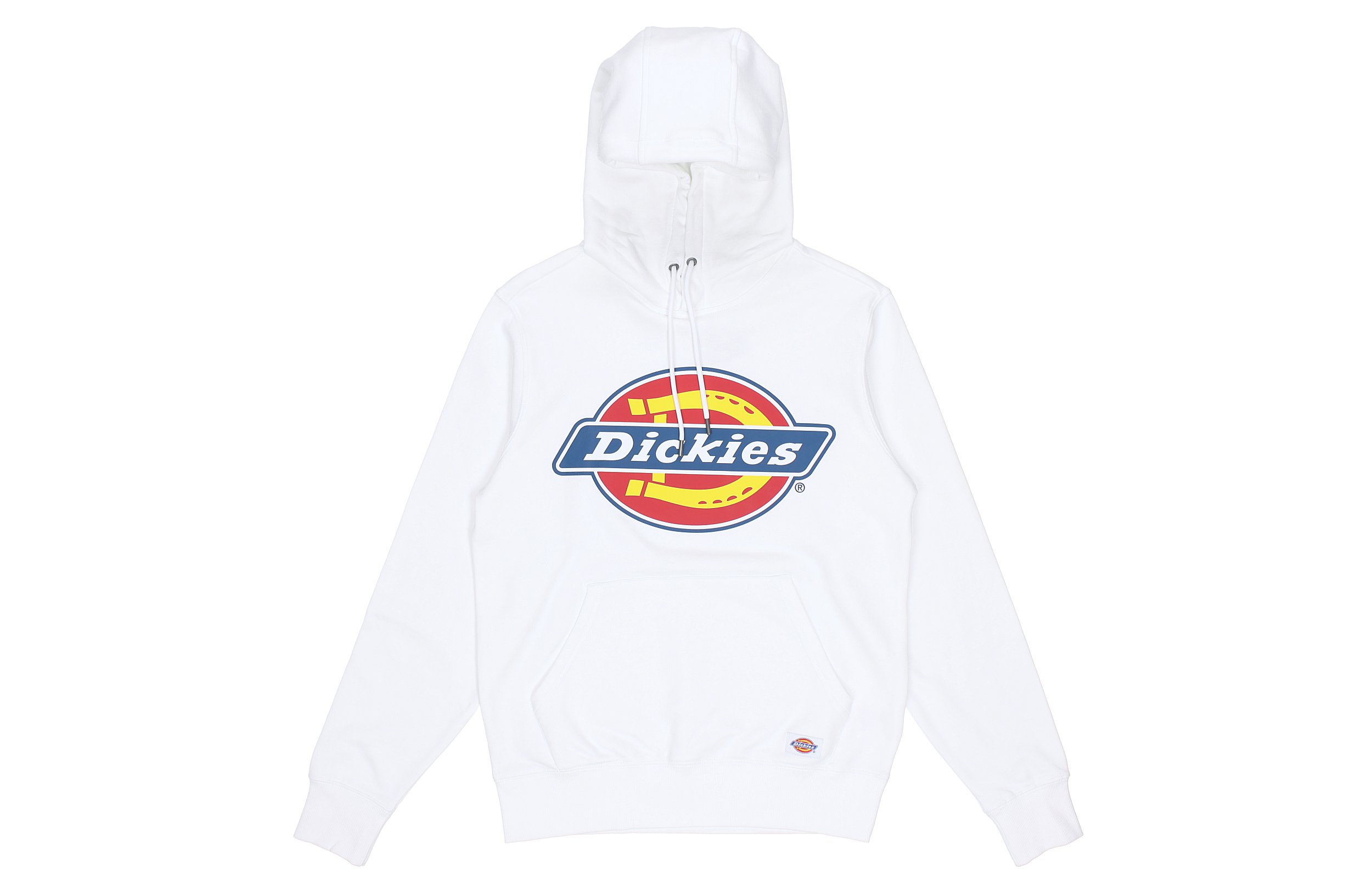 Dickies Logo Print Pullover Hoodie Unisex White DK008715C4D