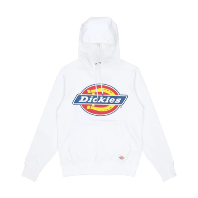 Dickies Logo Print Pullover Hoodie Unisex White DK008715C4D