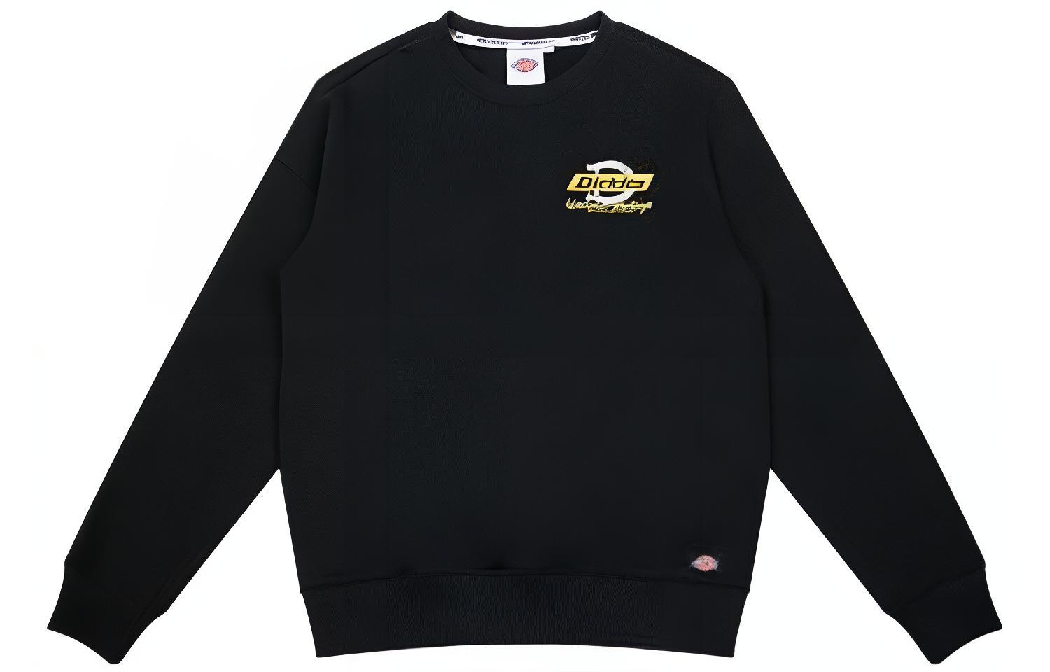 Buy Dickies 黑色標誌印花男女款衛衣 DK008723BLK