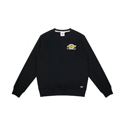 Dickies Logo Print Sweatshirt Unisex Black DK008723BLK