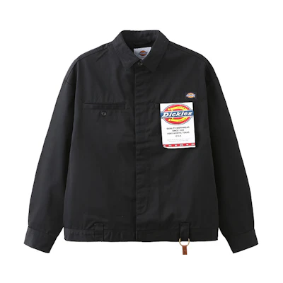 Dickies Logo Printed Casual Jacket Black DK008052BLK1