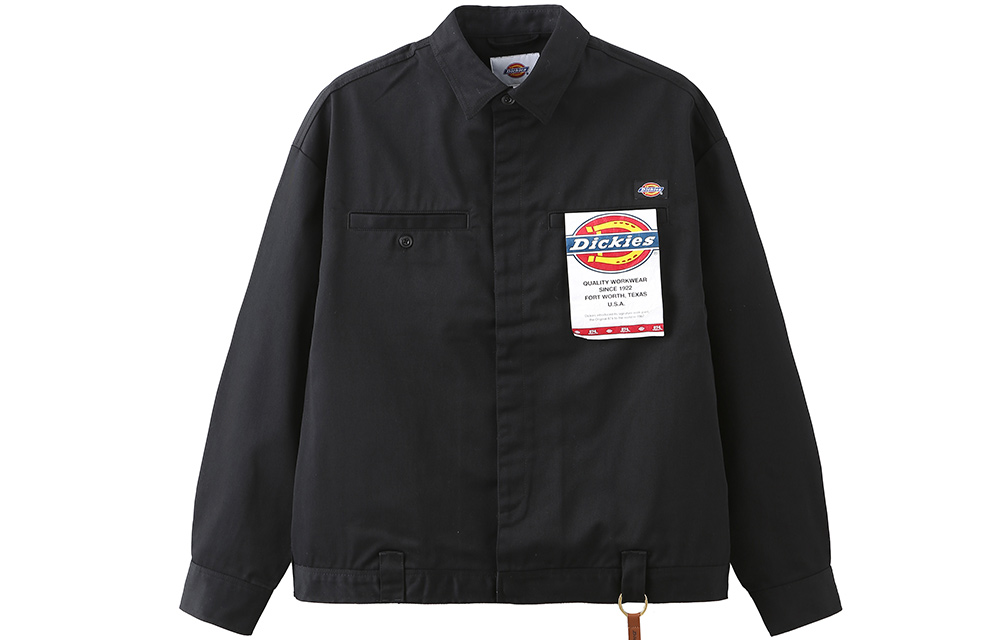 Order Dickies Logo Printed Casual Jacket Black DK008052BLK1