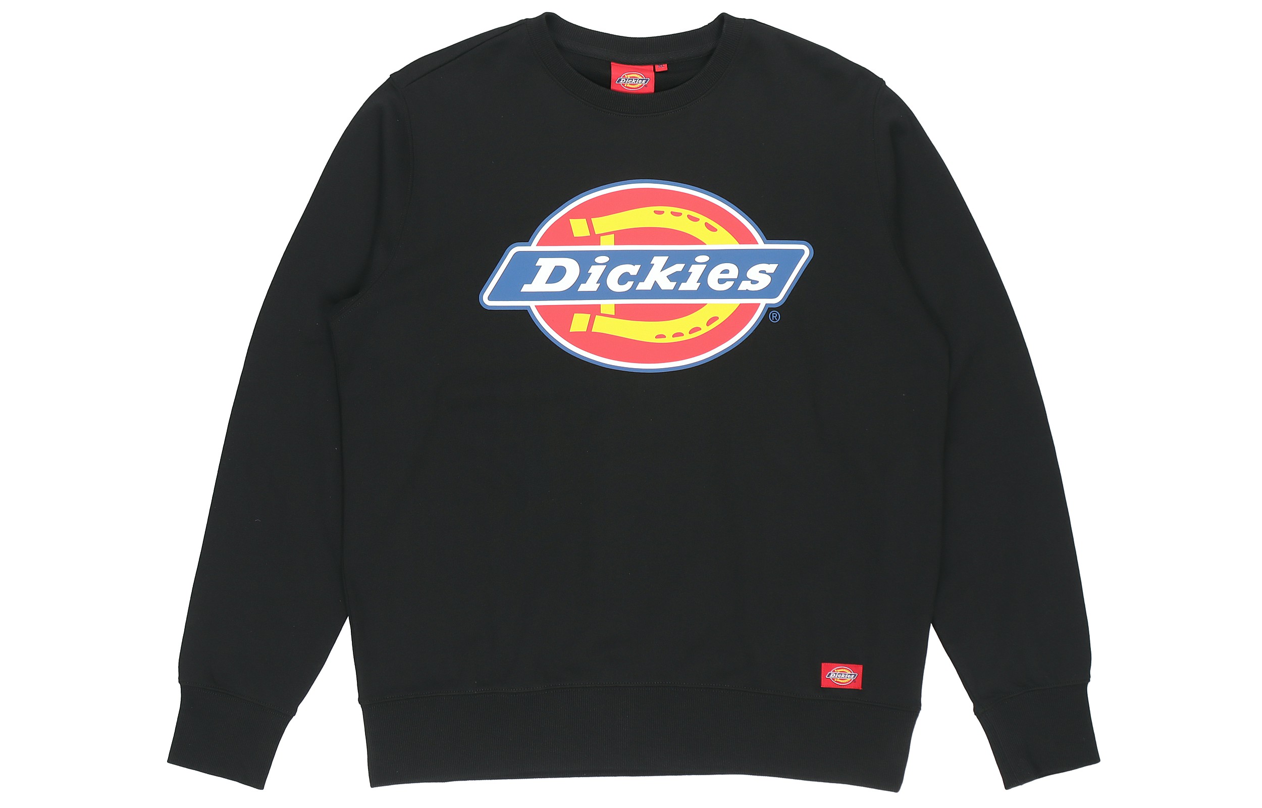 Dickies Logo Printed Crewneck Sweatshirt Unisex Black - Autumn Collection DK007059BLK