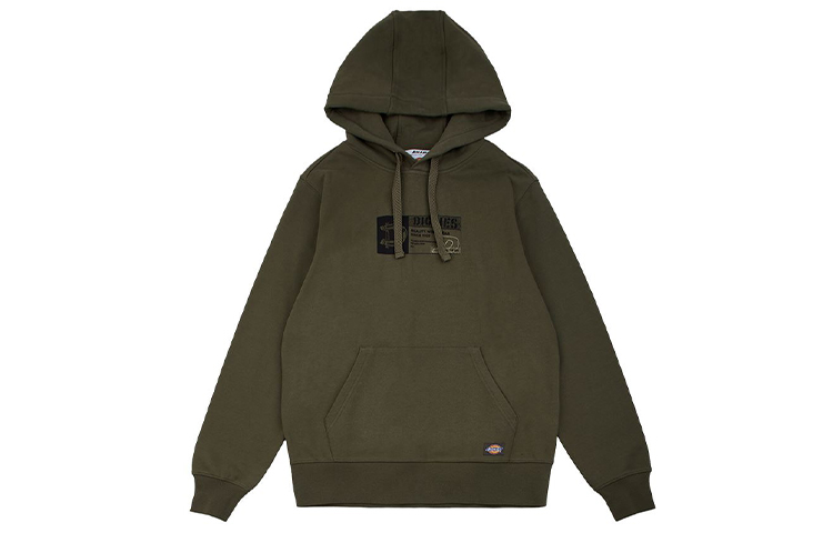 Dickies Logo Printed Long Sleeve Sweatshirt Army Green () DK008045MGR