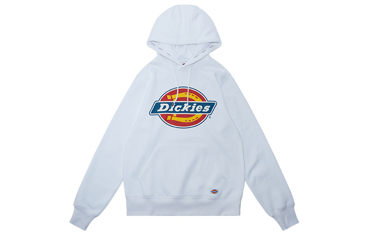 Dickies Logo Printed Pullover Hoodie White () DK009473C4D